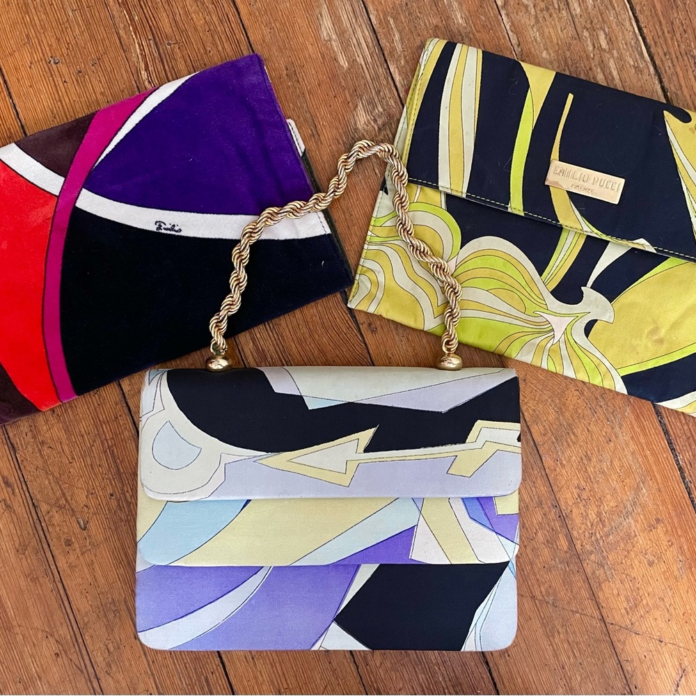 1960’s Vintage Pucci Purses - Lot of 3